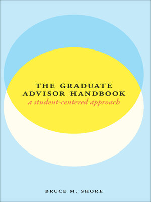 cover image of The Graduate Advisor Handbook